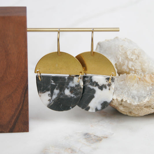 Zebra Jasper Earrings