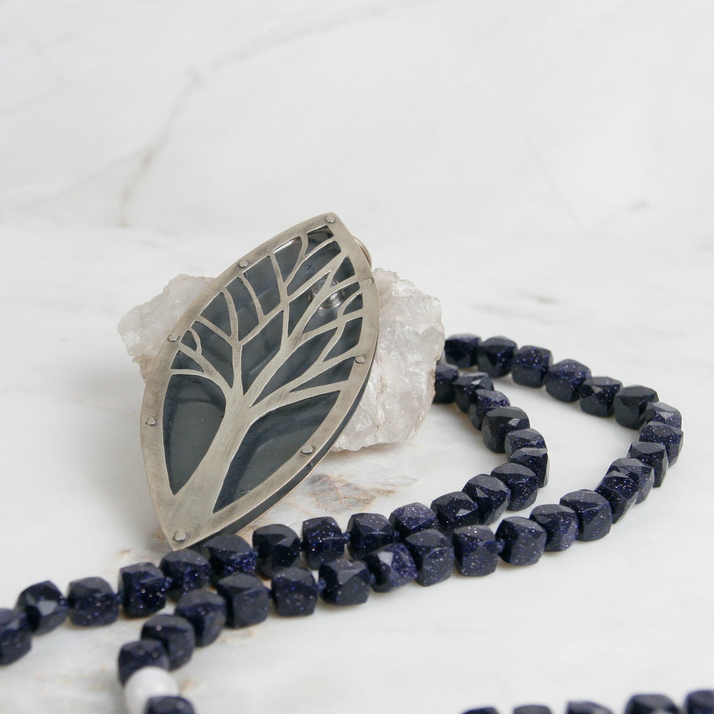 Winter Solstice Mala Necklace