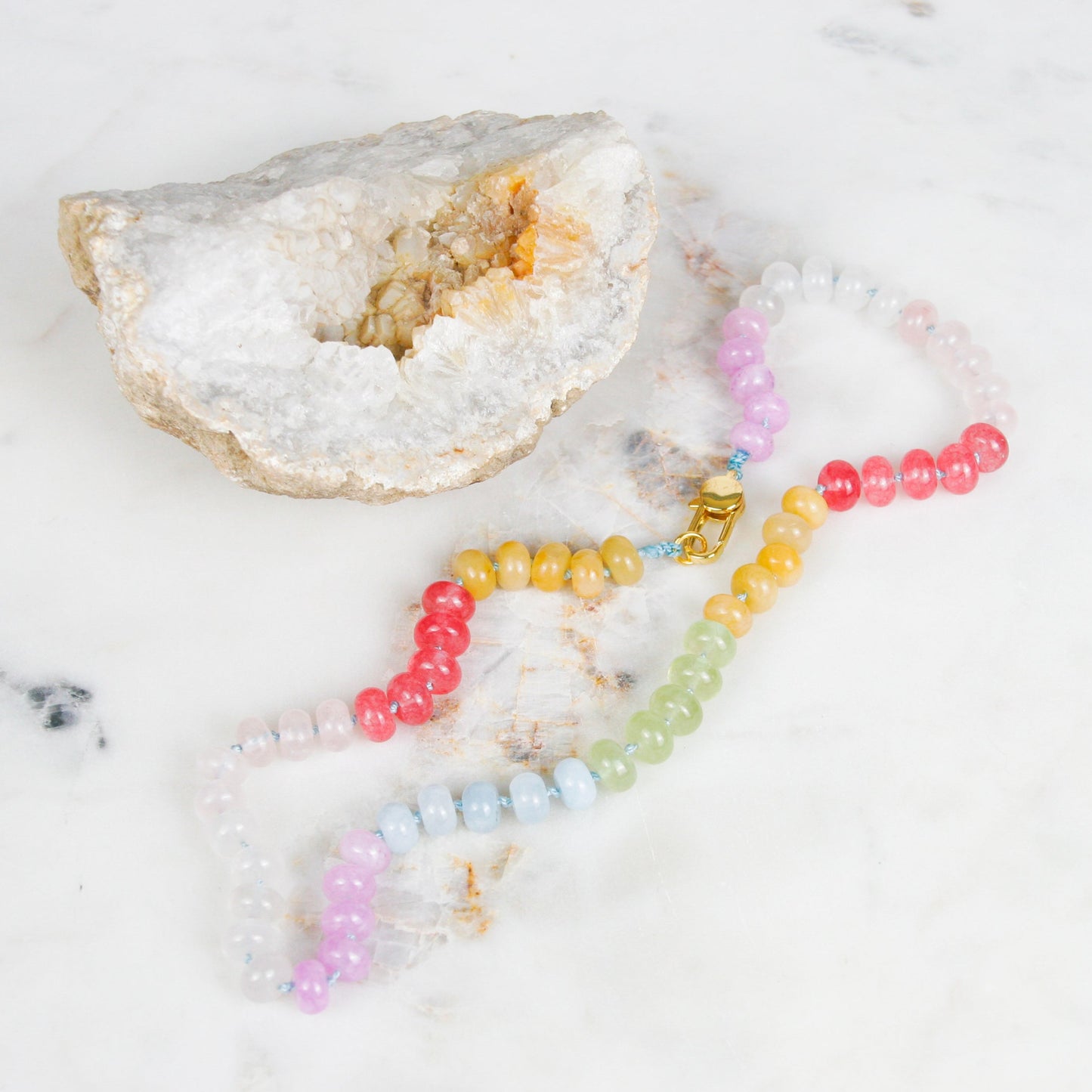 Pastel Jade Necklace