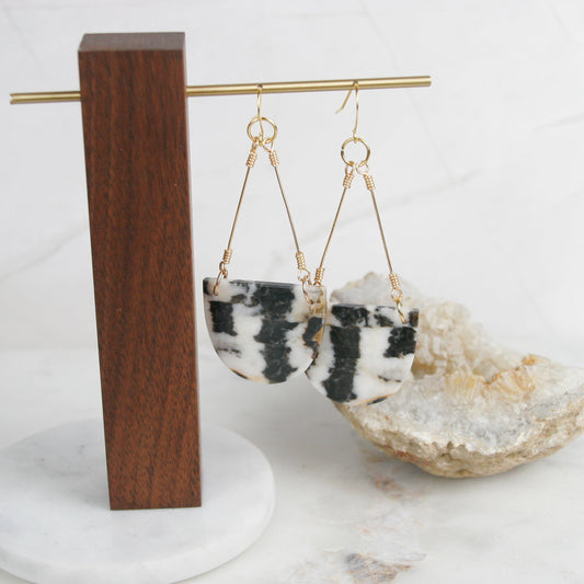 Zebra Jasper Earrings