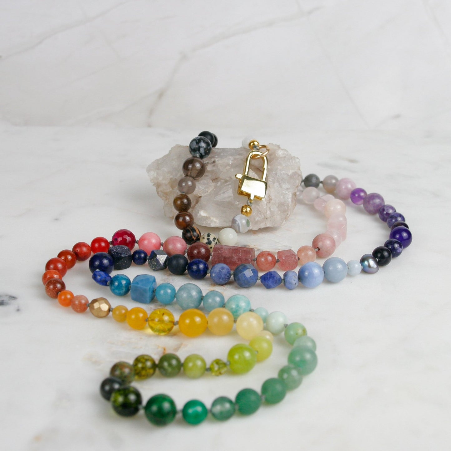 Beaded Rainbow Necklace