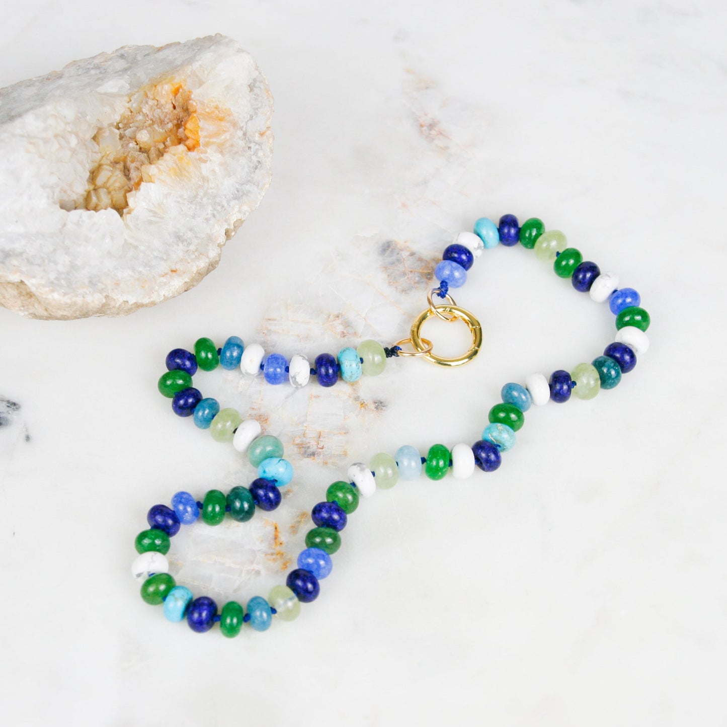 Cool Tone Jade Necklace