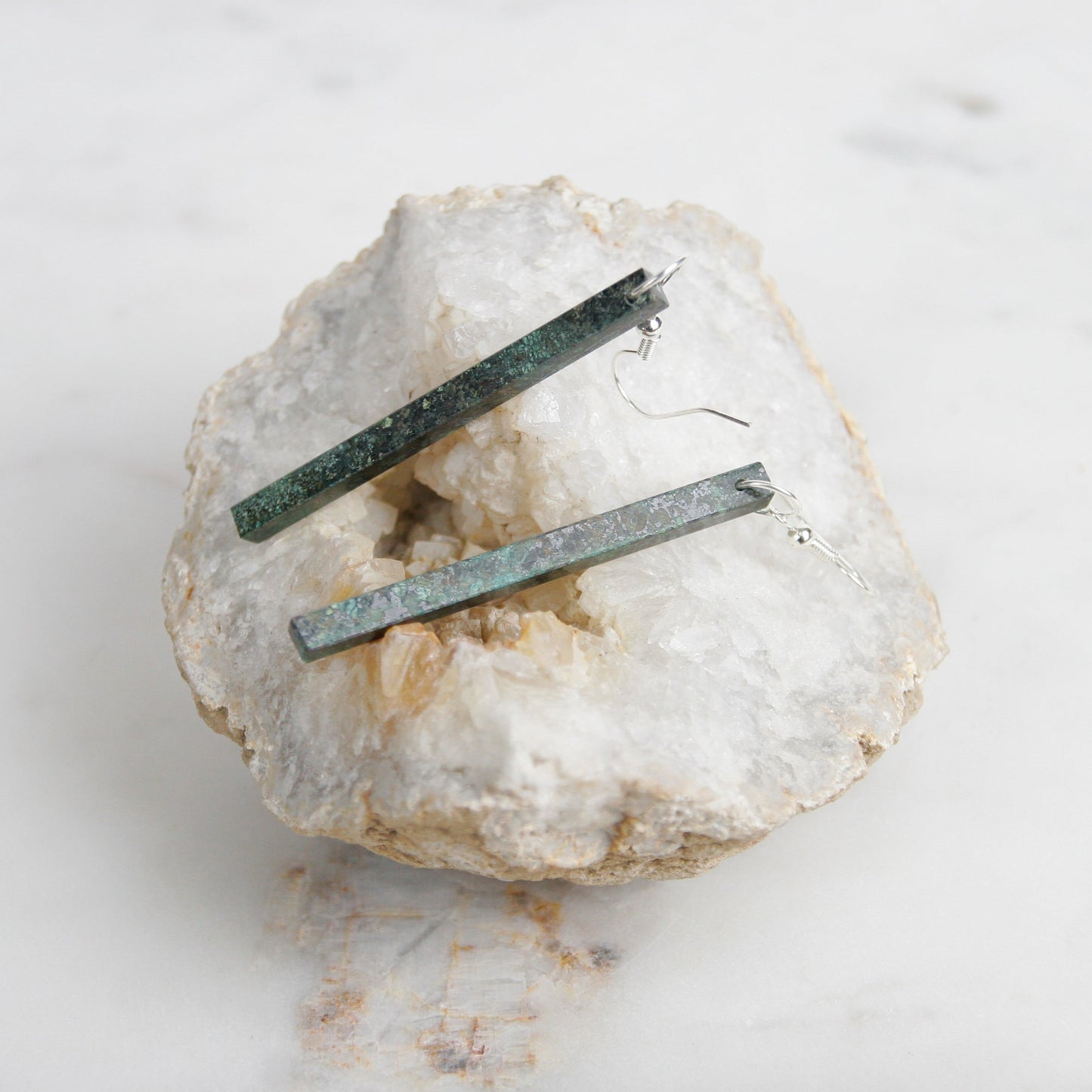 Column Turquoise Earrings