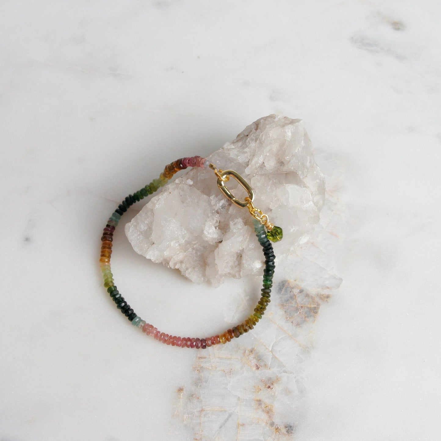 Rainbow Tourmaline Bracelet