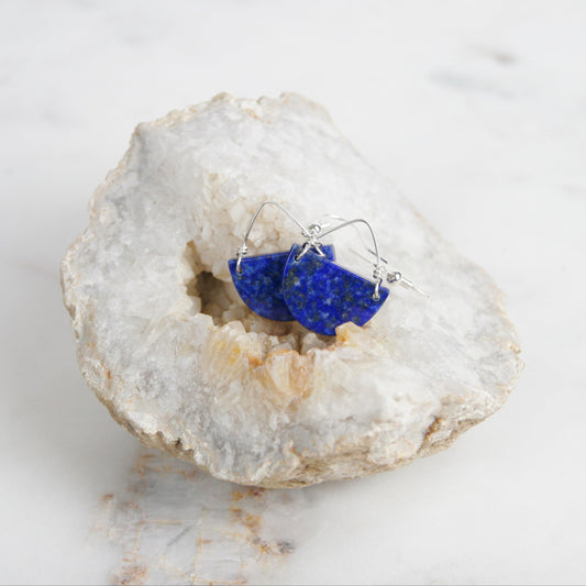 Lapis Sterling Silver Earrings