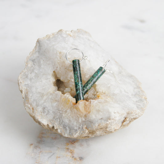 Unique African Turquoise Earrings