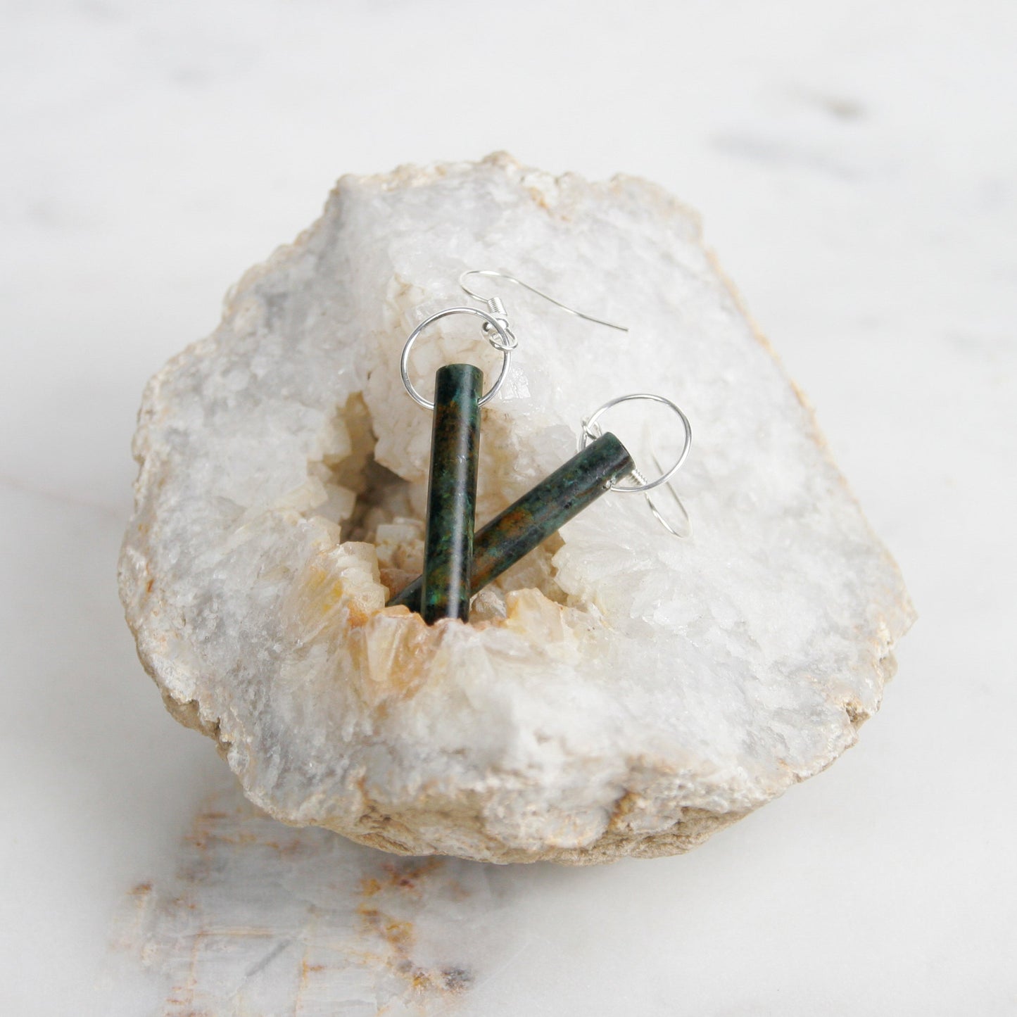 African Turquoise Earrings