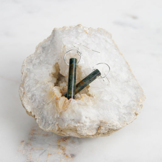 African Turquoise Earrings