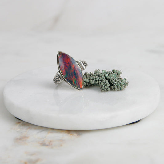 Aurora Opal Ring