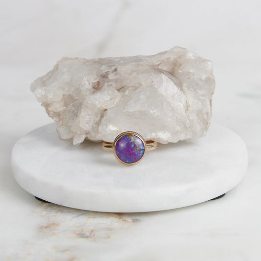 Kingsman Purple Turquoise Ring