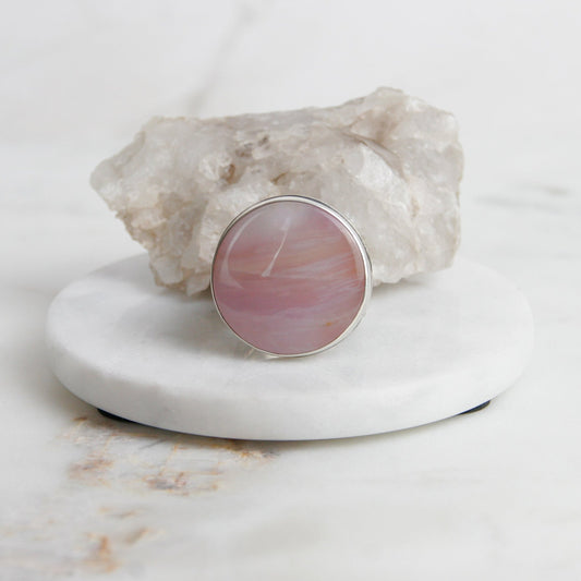 Lilac Sunset Jasper Ring