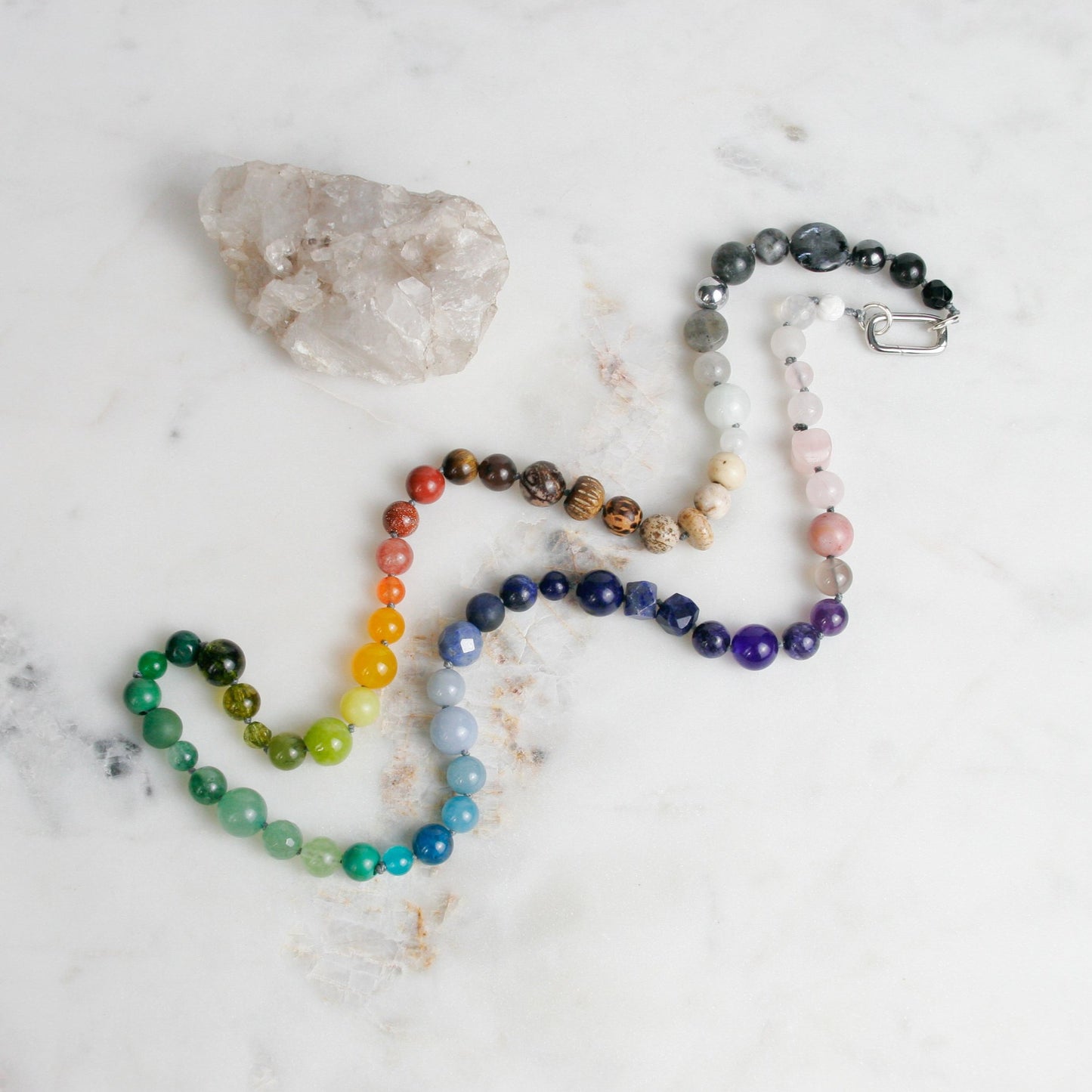 Beaded Rainbow Necklace