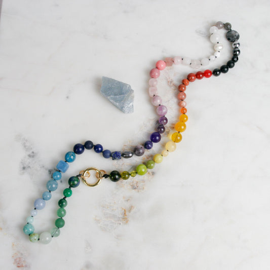 Beaded Rainbow Necklace