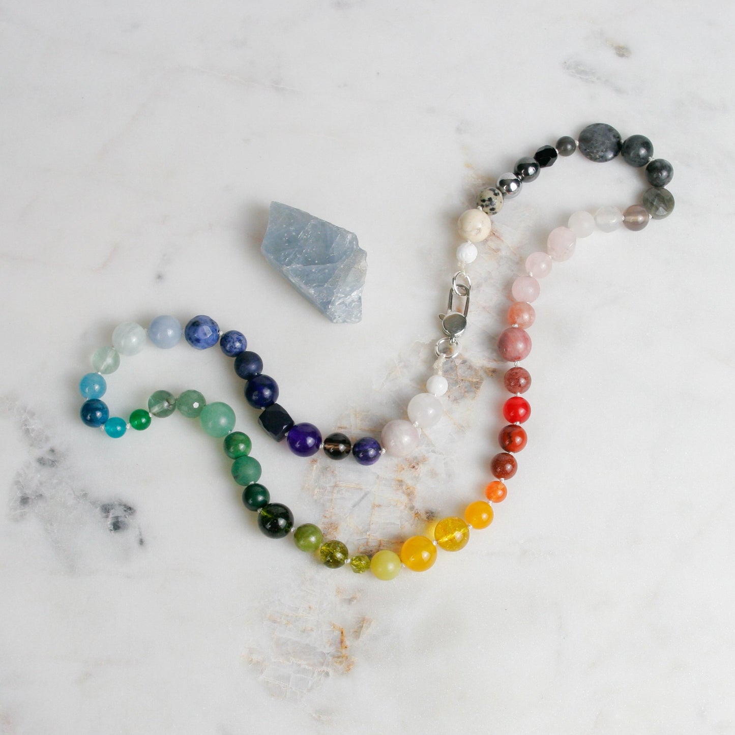 Beaded Rainbow Necklace