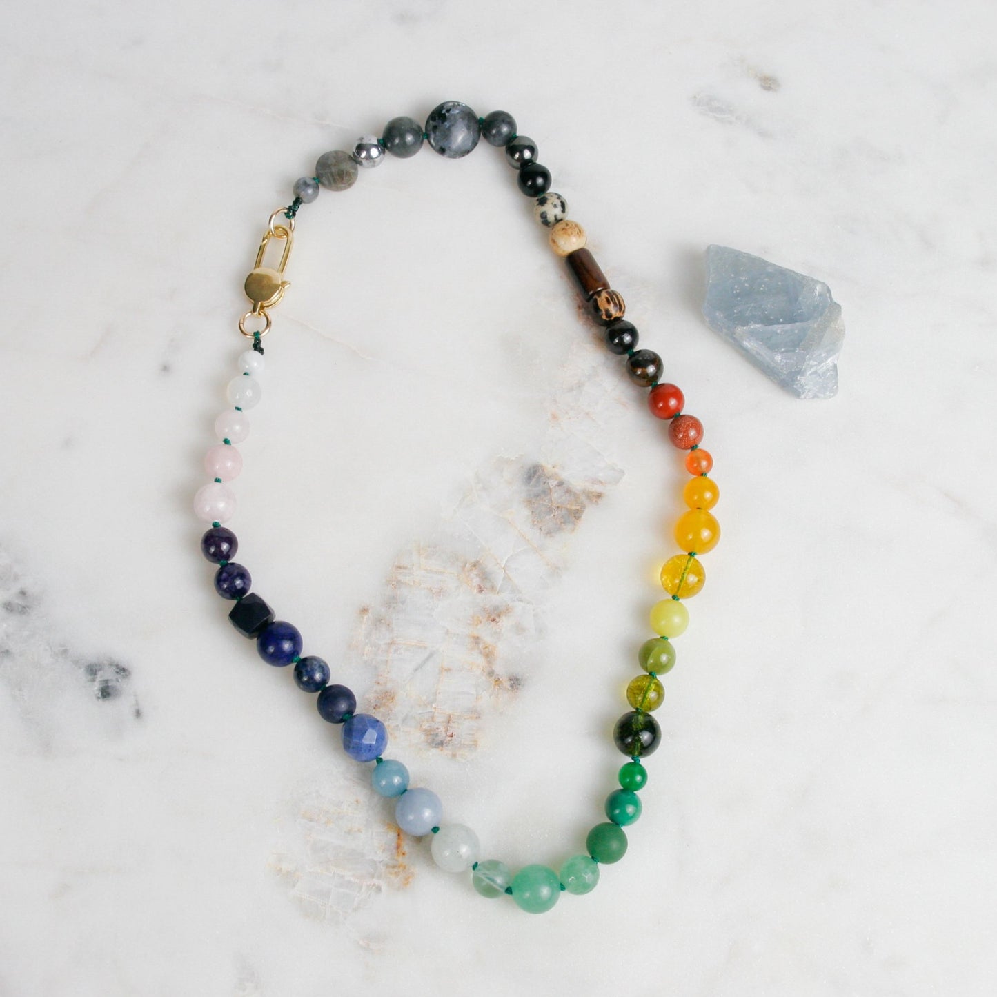 Beaded Rainbow Necklace