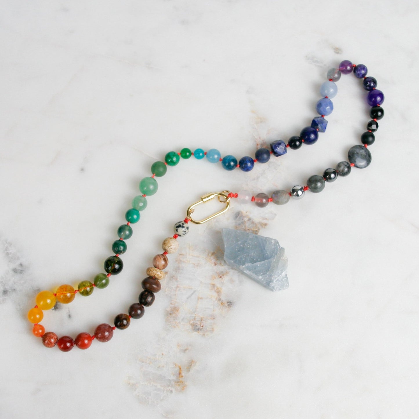 Beaded Rainbow Necklace