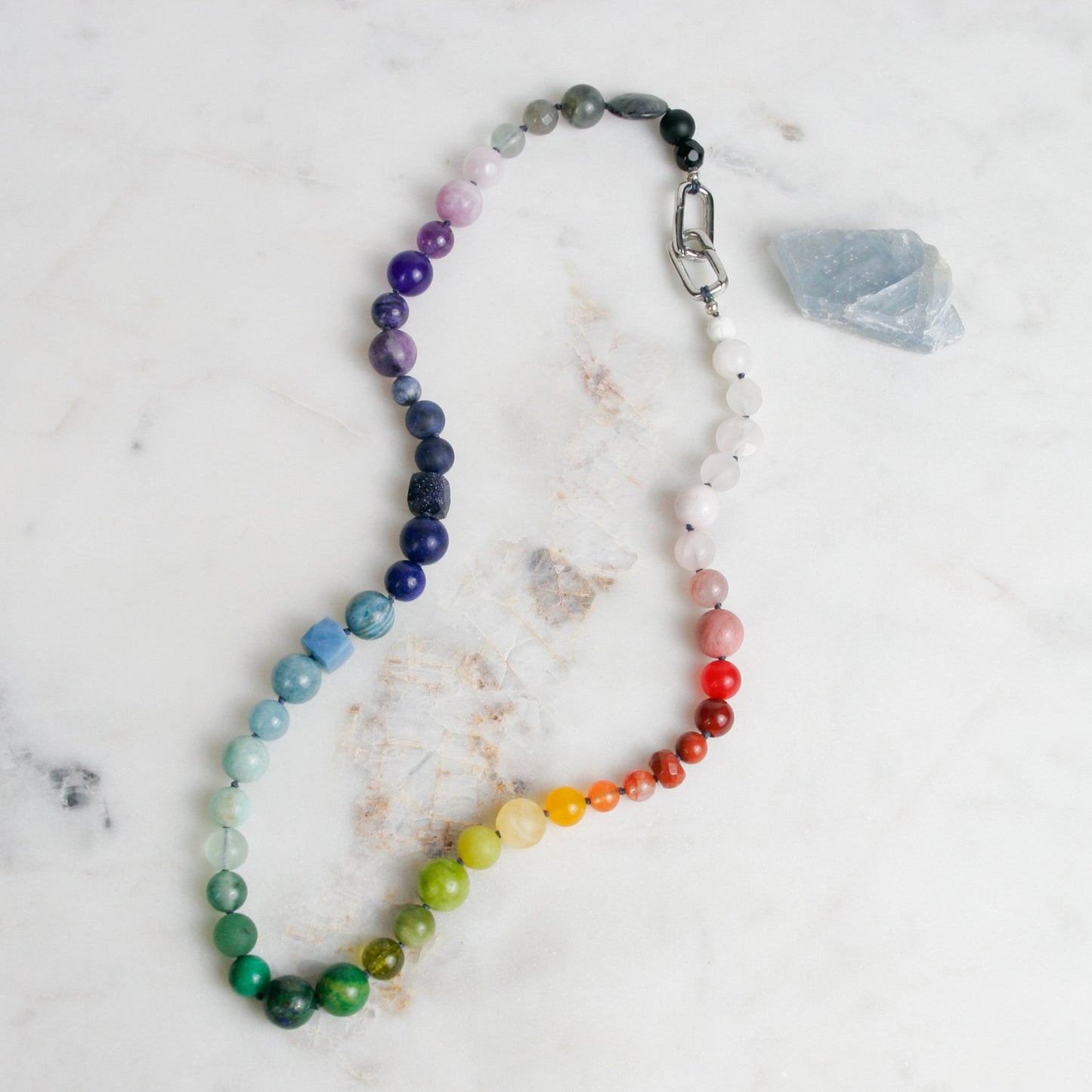 Beaded Rainbow Necklace