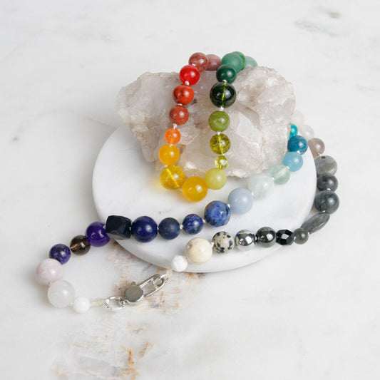 Beaded Rainbow Necklace