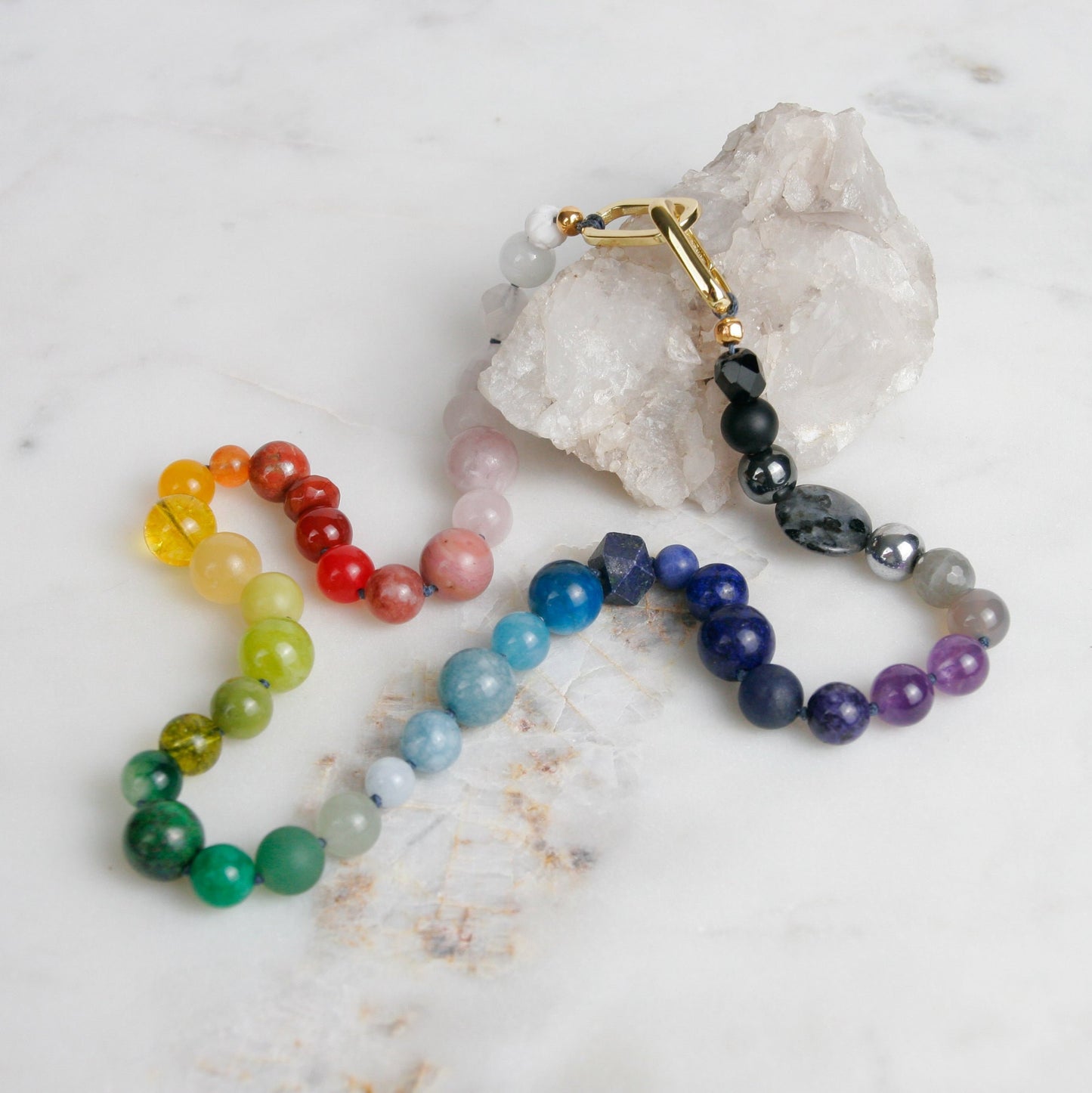 Beaded Rainbow Necklace