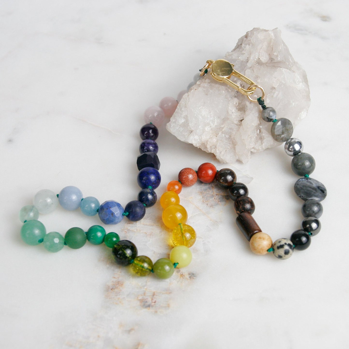 Beaded Rainbow Necklace