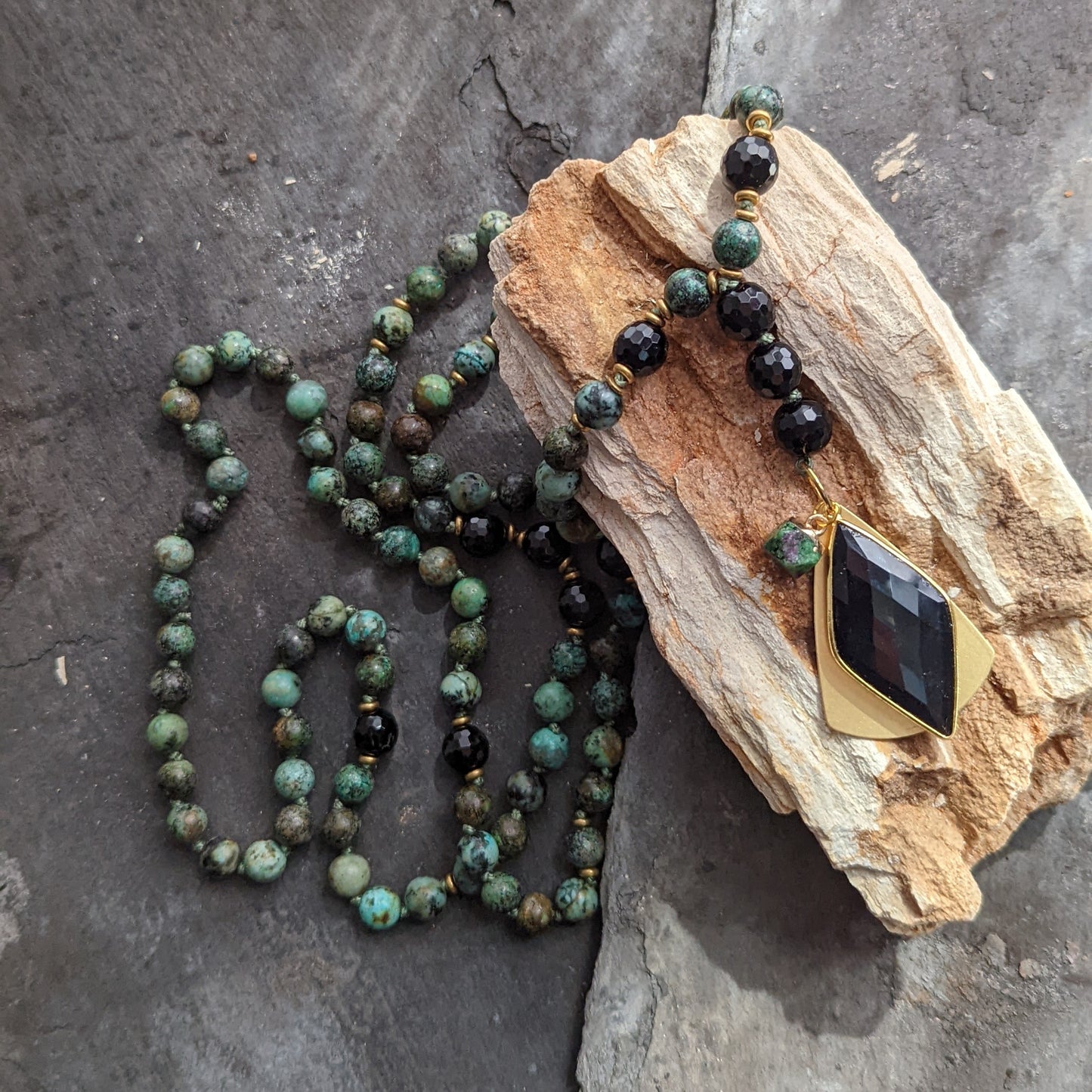 African Turquoise Necklace